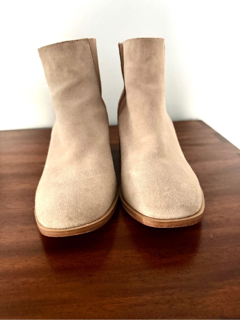 Splendid Tan Suede Avery Ankle Boots - Size 8.5